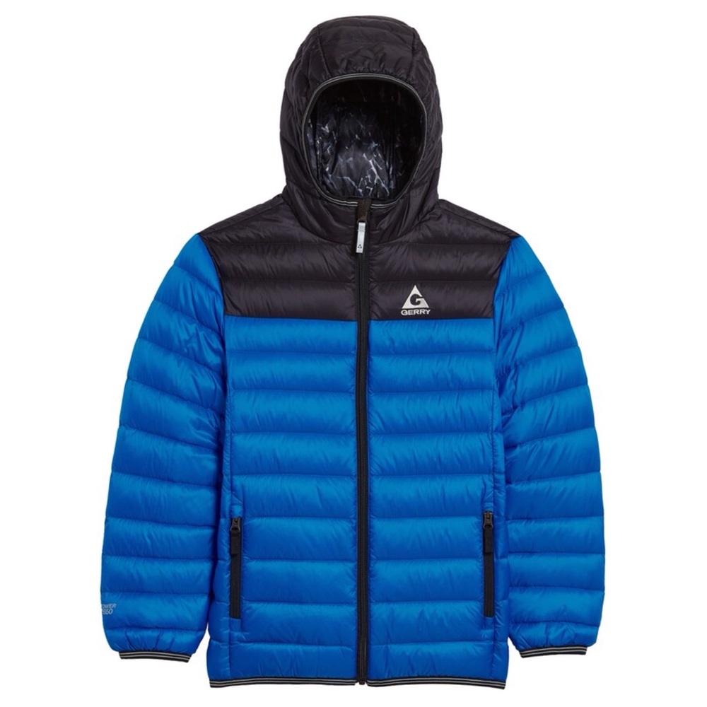 Gerry Youth Blue and Black Puffer Jacket